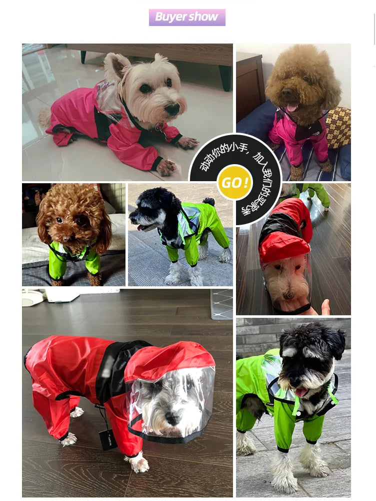 The Dog Face Rain Coat