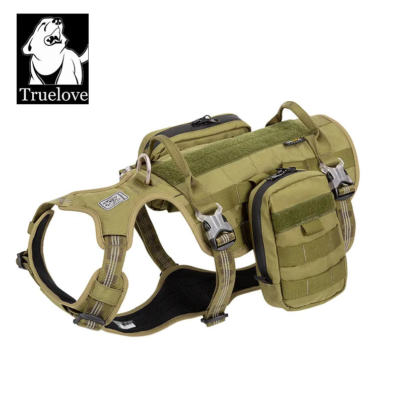 TRUELOVE Pet Harness Bag High Tactical Training Military Backpack