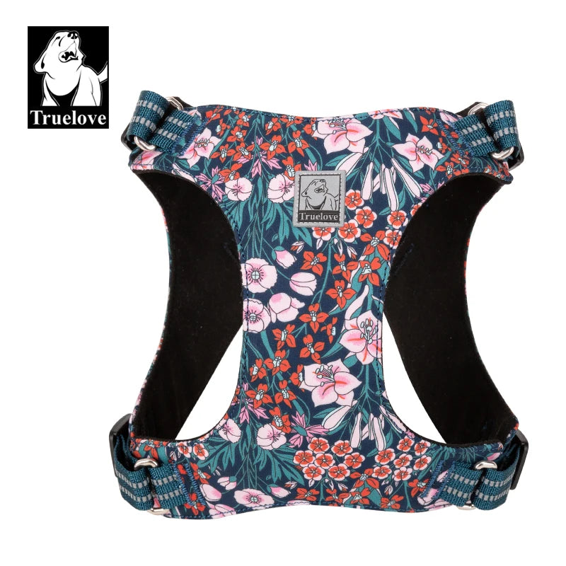 Truelove Floral Dog Harness