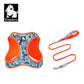 Truelove Floral Mesh Pet Harness & Leash Set