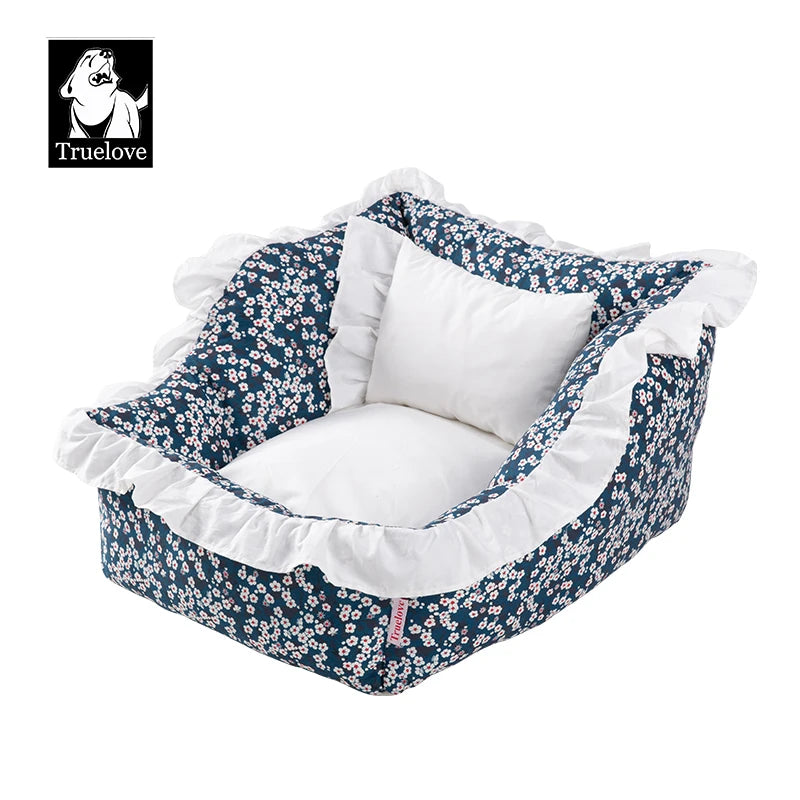 Truelove Floral Pet Bed