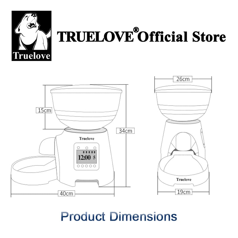 Truelove Automatic Pet Food Dispenser