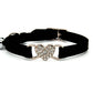 Velvet Cat Collar with Bell