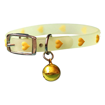 Luminous Cat Collar with Bell