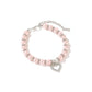 Pet Pearl Necklace with Rhinestone Accents