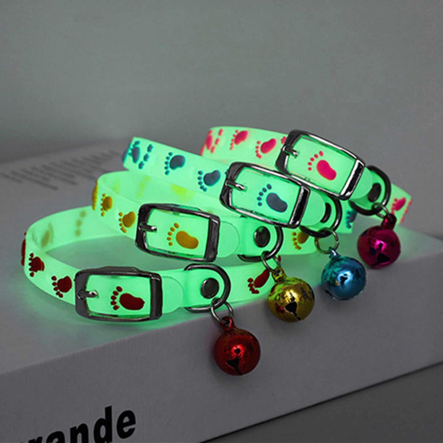 Luminous Cat Collar with Bell