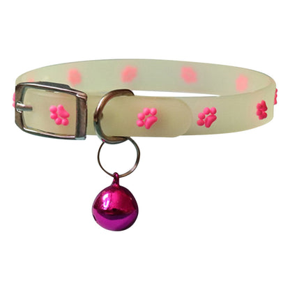 Luminous Cat Collar with Bell