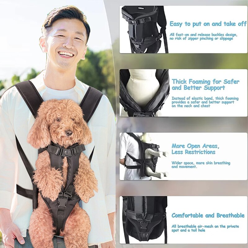 Pet Backpack Carrier for Dogs and Cats